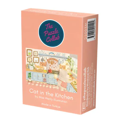 The Puzzle Collab Cat In The Kitchen 99 Piece Micro Puzzle 1