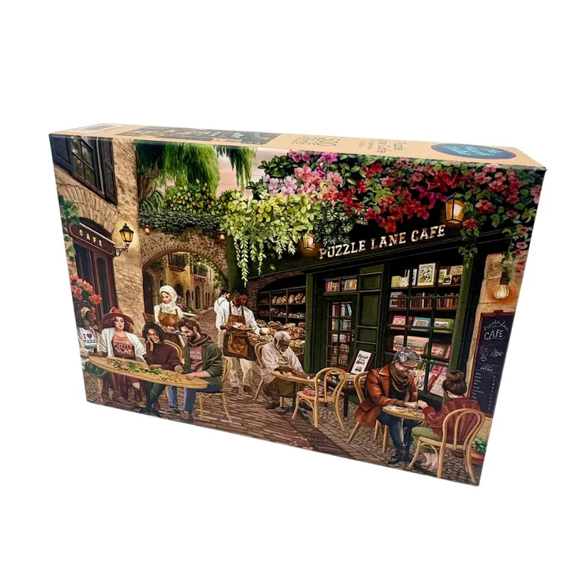 The Puzzle Collab Puzzle Lane Cafe 500Pc Jigsaw Puzzle 1