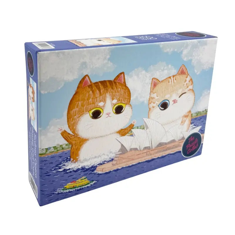 The Puzzle Collab Sydney Opera House And Cats 500 Piece Puzzle 1