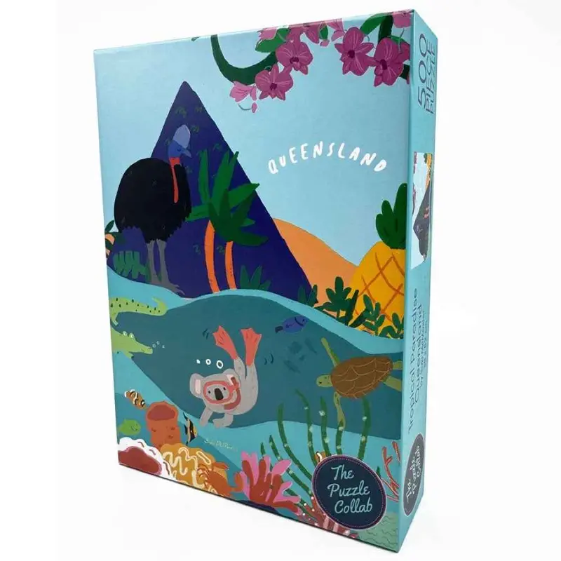 The Puzzle Collab Tropical Paradise Queensland 500Pc Jigsaw Puzzle 1