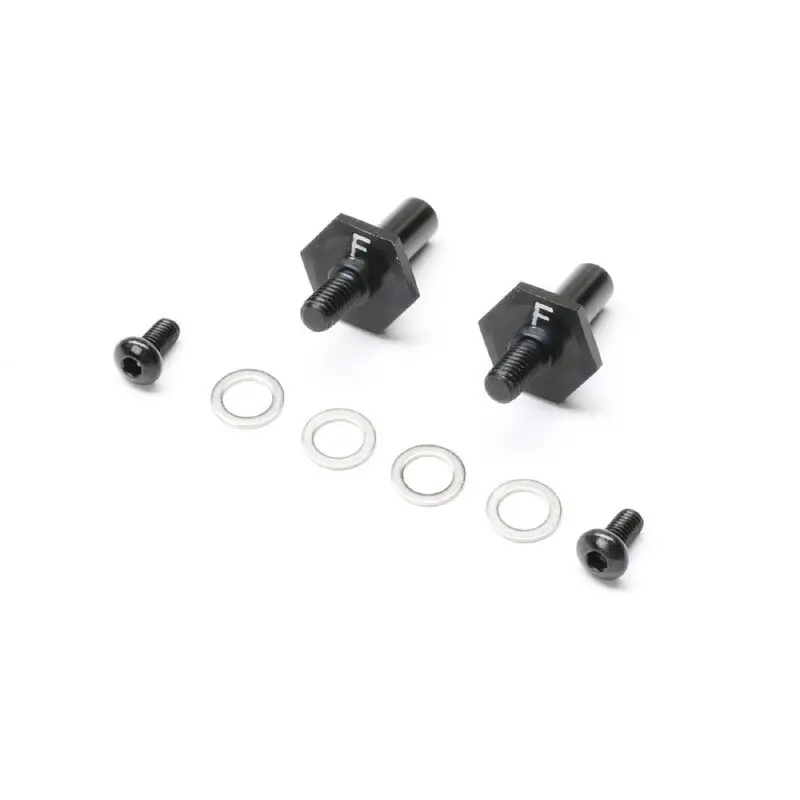 Tlr Aluminium Front Axle Set Black 22S Sprint Car Tlr-1054 1