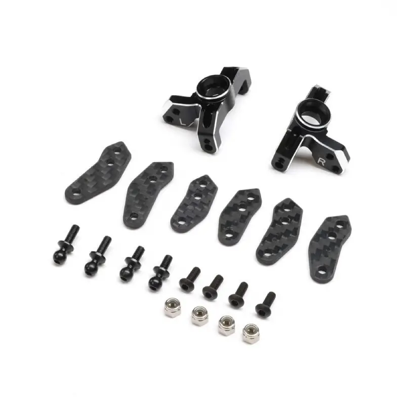 Tlr Aluminium Spindle Set Black 22S Sprint Car Tlr-1062 1