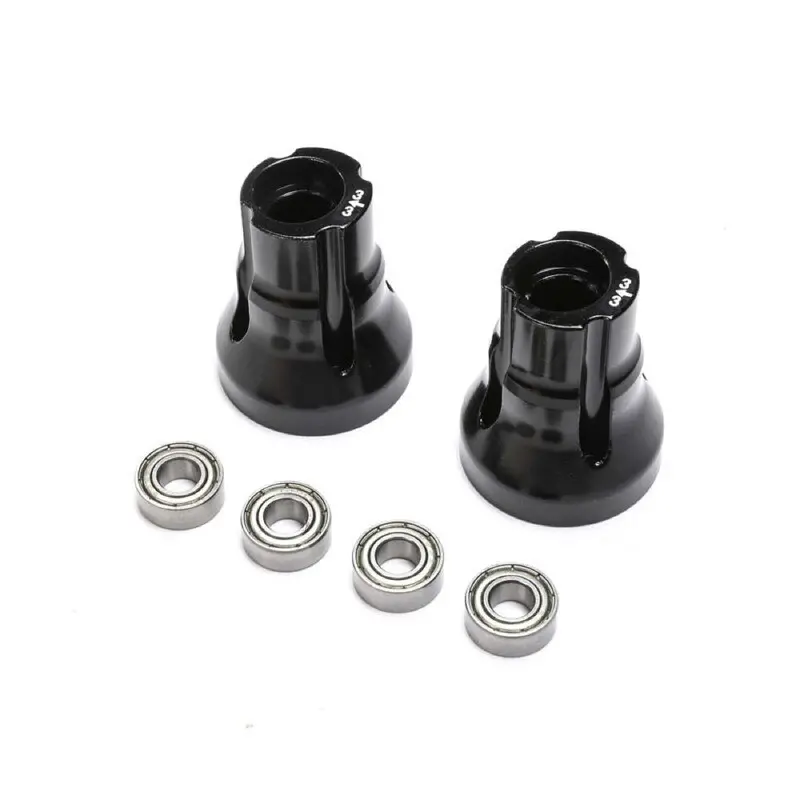 Tlr Tlr144003 Black Aluminium 3 Deg Rear Axle Mount Set Lmt Tuned Lmt 1