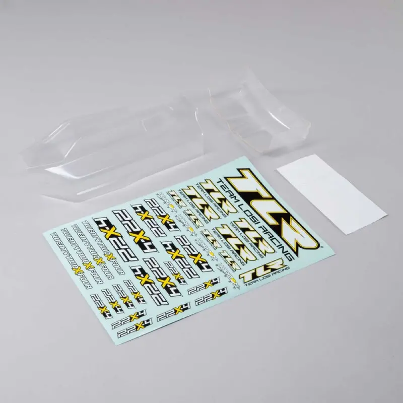 Tlr Tlr230017 Clear Ultra Lightweight Body And Wing 22X-4 1