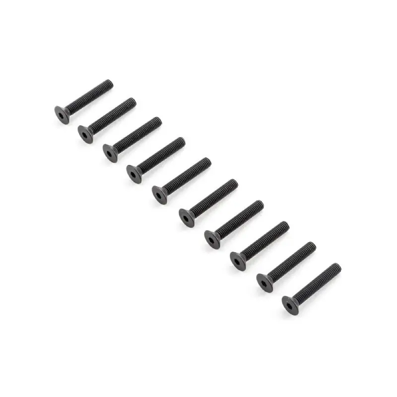 Tlr Tlr255030 Flat Head Screws M5x30mm (10) 1