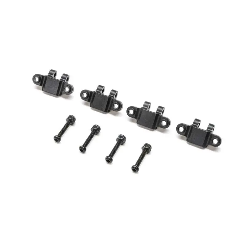 Tlr Tlr314009 Lower Shock Mount Black Aluminium 4Pcs Mini Lmt 1