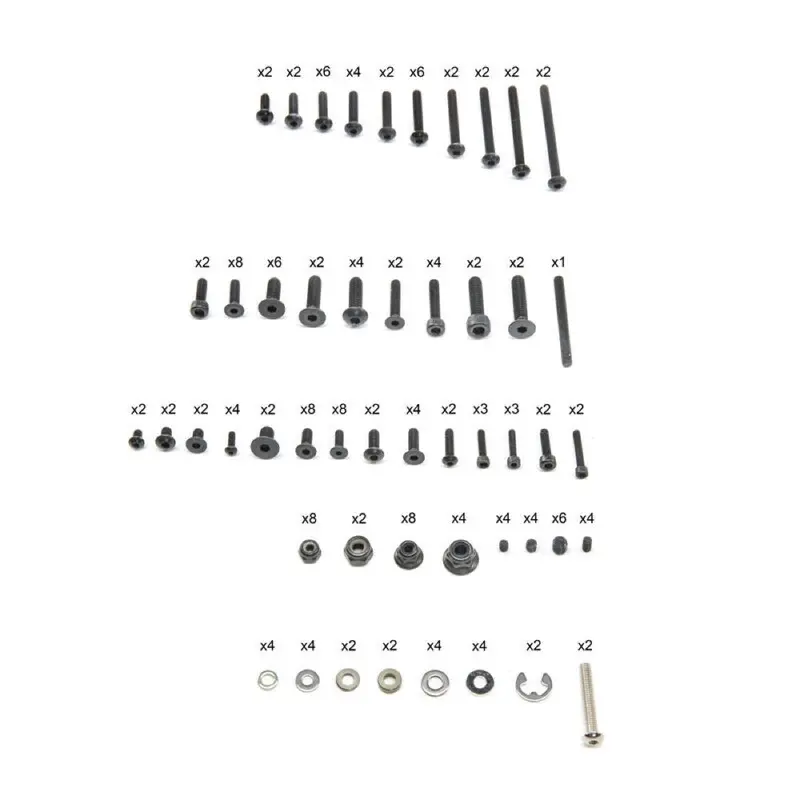 Tlr Tlr345000 8X Screw And Nut Assortment Box 1