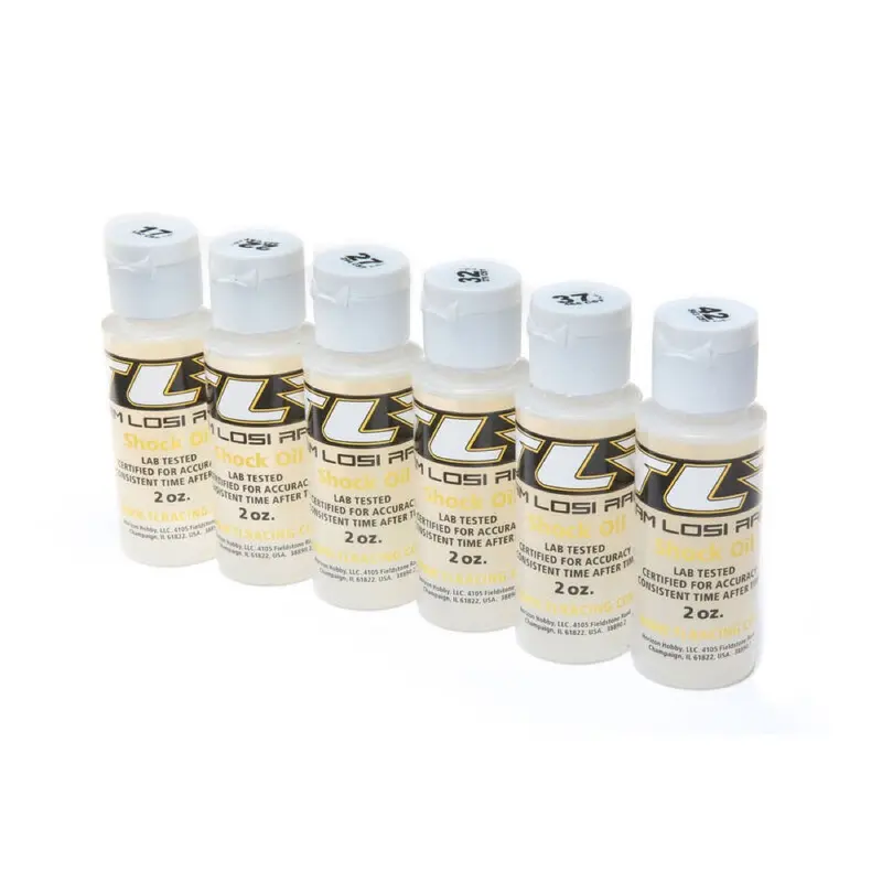 Tlr Tlr74019 Silicone Shock Oil 2Oz 6Pk 17.5 22.5 27.5 32.5 37.5 42.5Wt 1