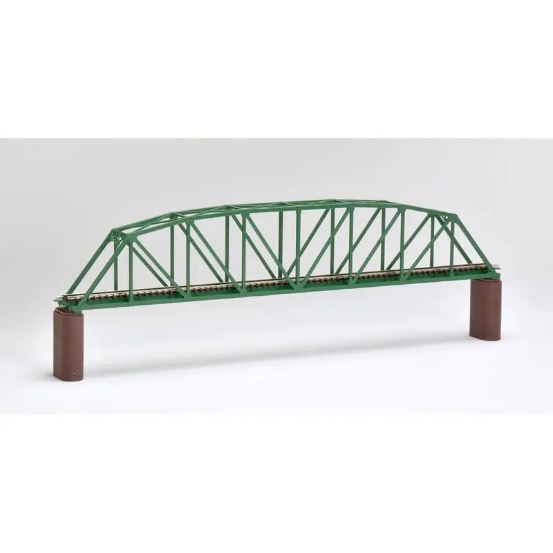 Tomix 3279 N 3279 Single Truss Curve Iron Bridge Straight 420Mm Green 1