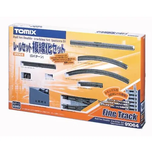 Tomix 91064 N Rail Double Track Set (Pattern D) 1