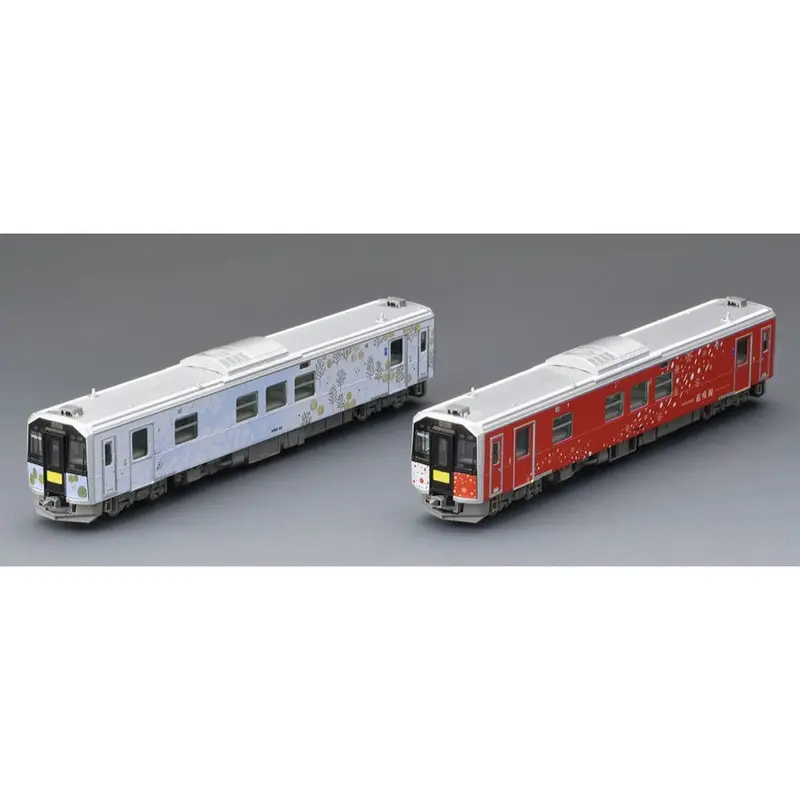 Tomix 98136 N H100 Diesel Car Kusiro Hanasaki Line Wrapping Car Set 2 Cars 1