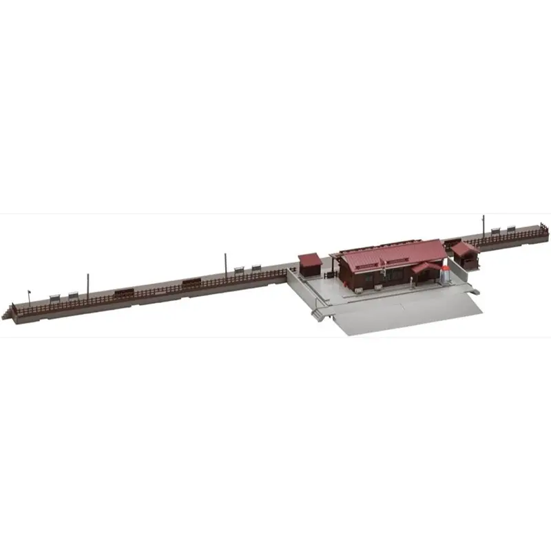 Tomix N Wooden Station Building Cold Place Model 1