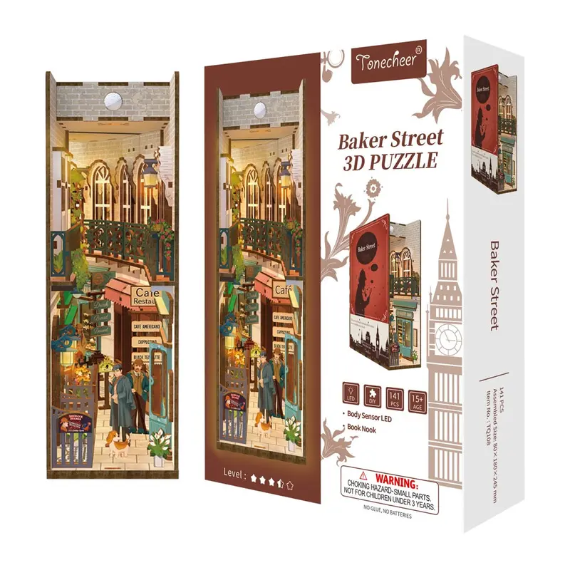Tonecheer Baker Street Book Nook 1