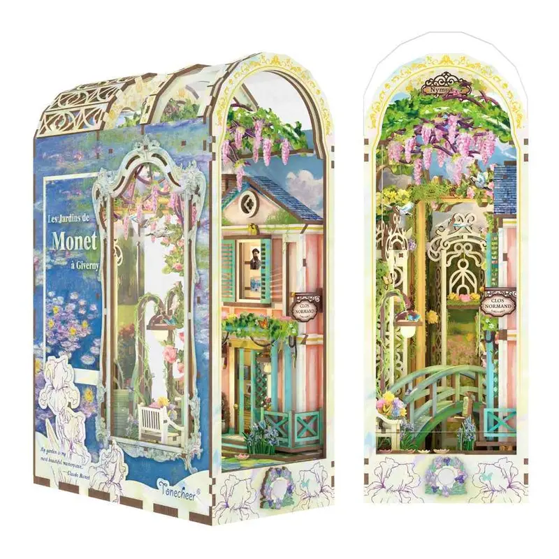 Tonecheer Giverny Garden Book Nook 1