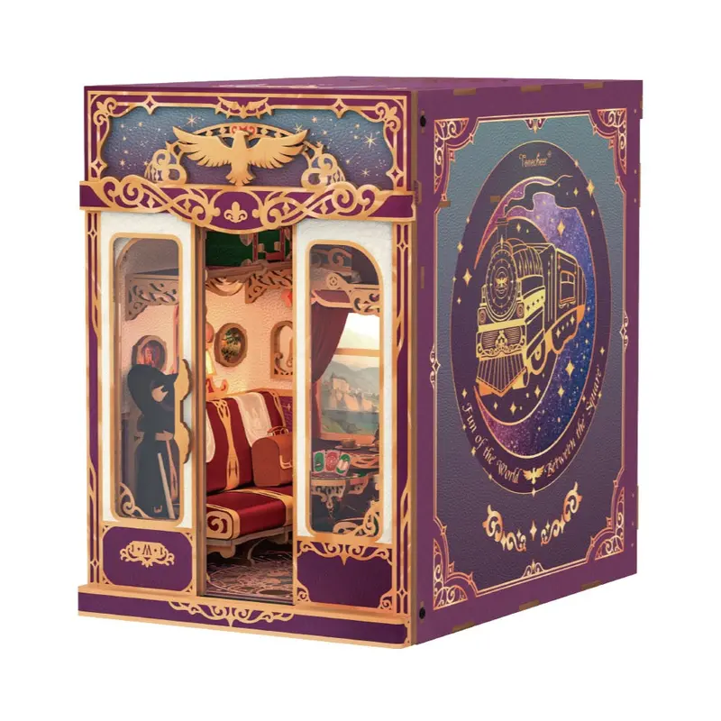 Tonecheer Infinity Train Cabin Magical Journey Book Nook 1