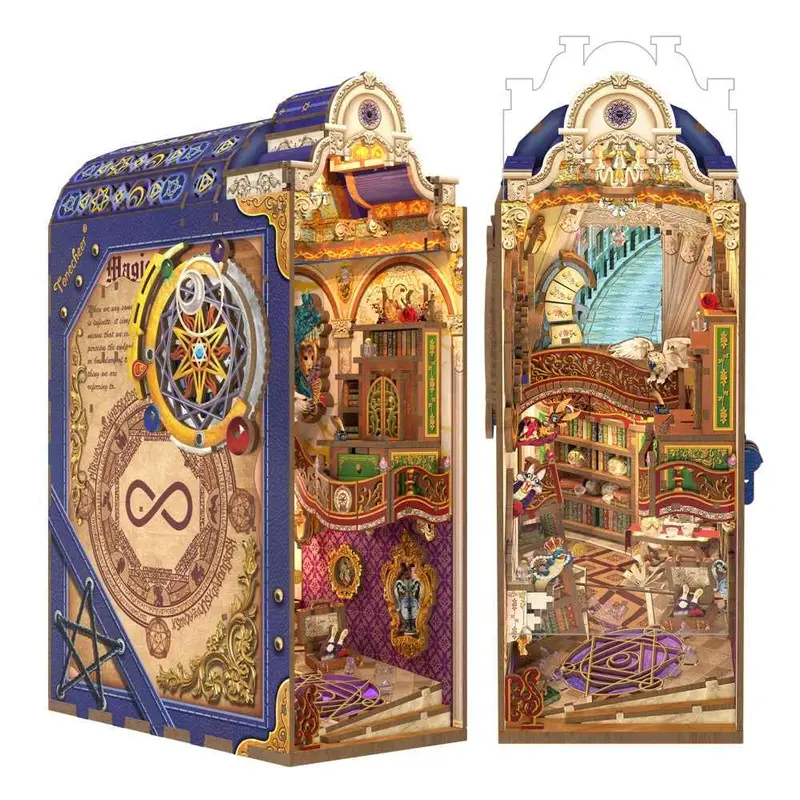 Tonecheer Magical Library Book Nook 1