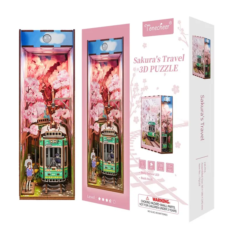 Tonecheer Sakura's Travel Book Nook 1