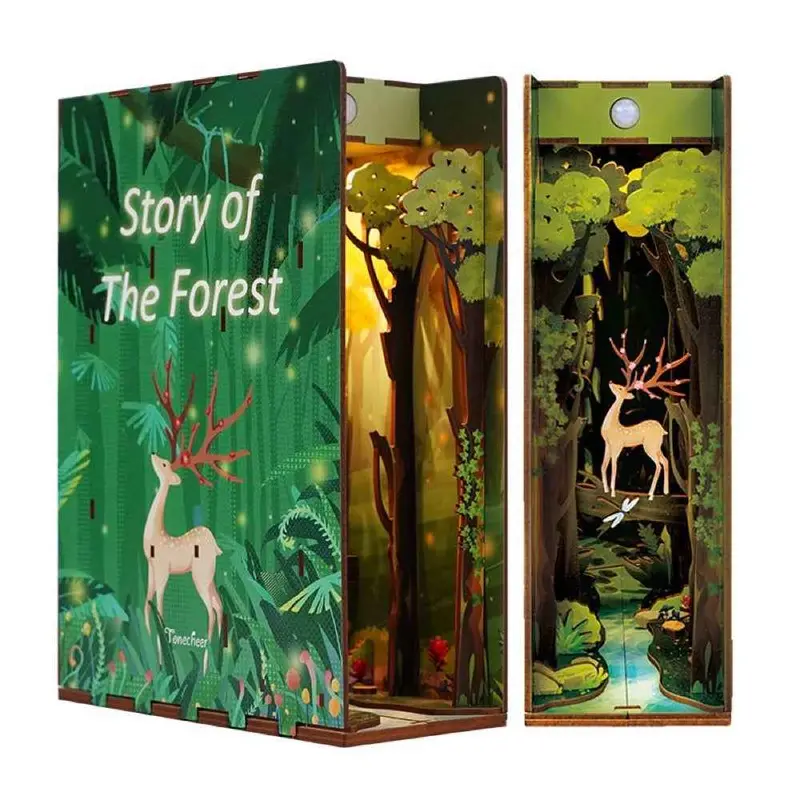Tonecheer Story Of The Forest Book Nook 1