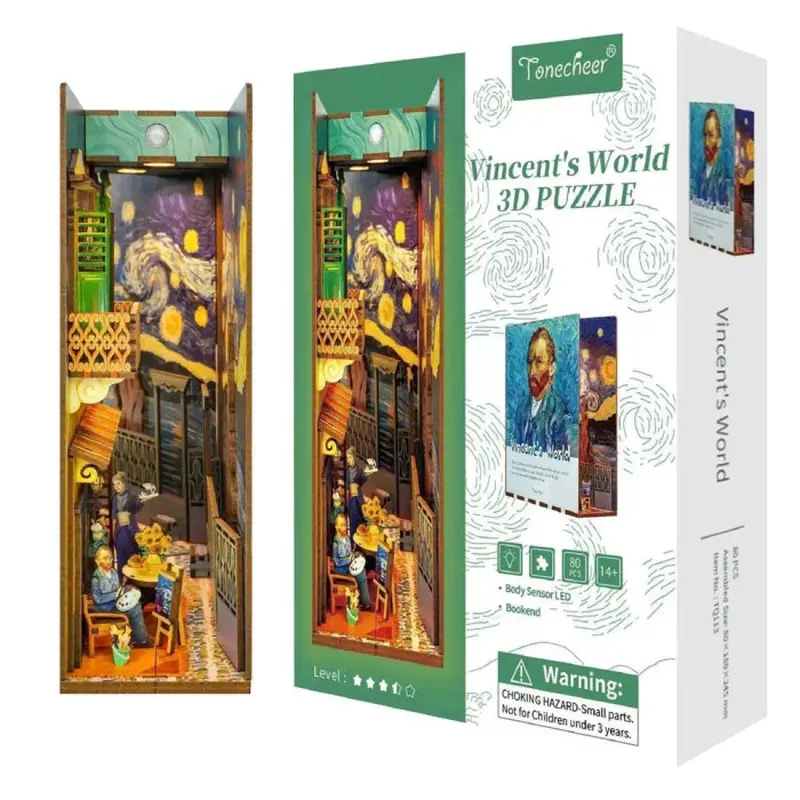 Tonecheer Vincent's World Book Nook 1