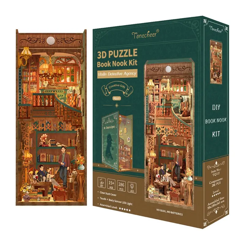 Tonecheer Violin Detective Agency Book Nook 1