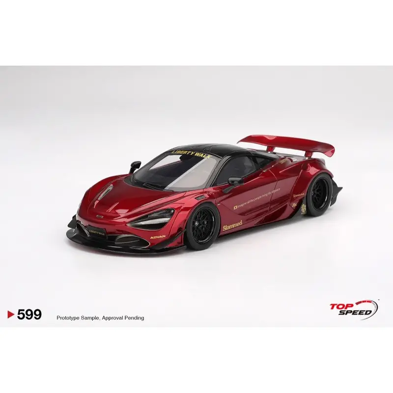 Topspeed 0599 1/18 Mclaren 720S Lb-Works Gem Red 1