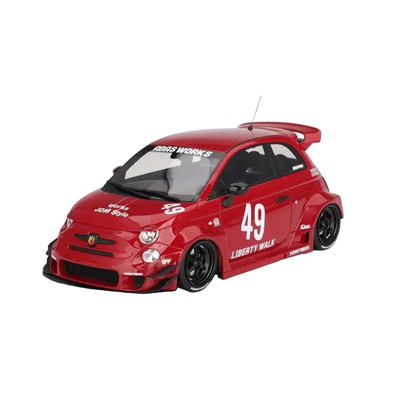 Topspeed 0613 1/18 Abarth Lb-Works X Abas Works 595 Red 1