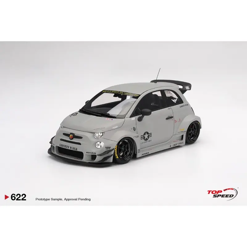 Topspeed 0622 1/18 Abarth 595 Lb-Works X Abas Works Fighters 1