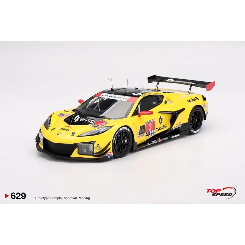 Topspeed 0629 1/18 Chevrolet Corvette Z06 Gt3.R No.3 Corvette Racing By Pratt Miller Motorsports 2025 Imsa Daytona 24 Hrs 1