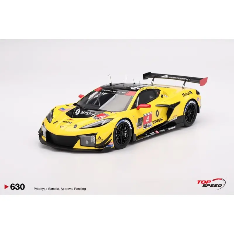 Topspeed 0630 1/18 Chevrolet Corvette Z06 Gt3.R No.4 Corvette Racing By Pratt Miller Motorsports 2025 Imsa Daytona 24 Hrs 1