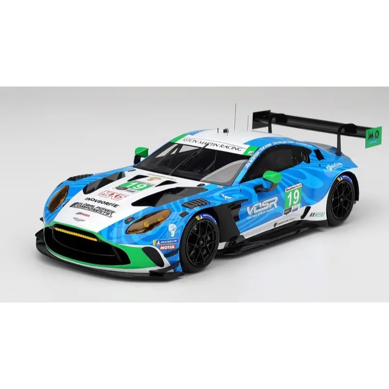 Topspeed 0709 1/18 Aston Martin Vantage Gt3 Evo No.19 Van Der Steur Racing 2025 Imsa Daytona 24 Hrs 1