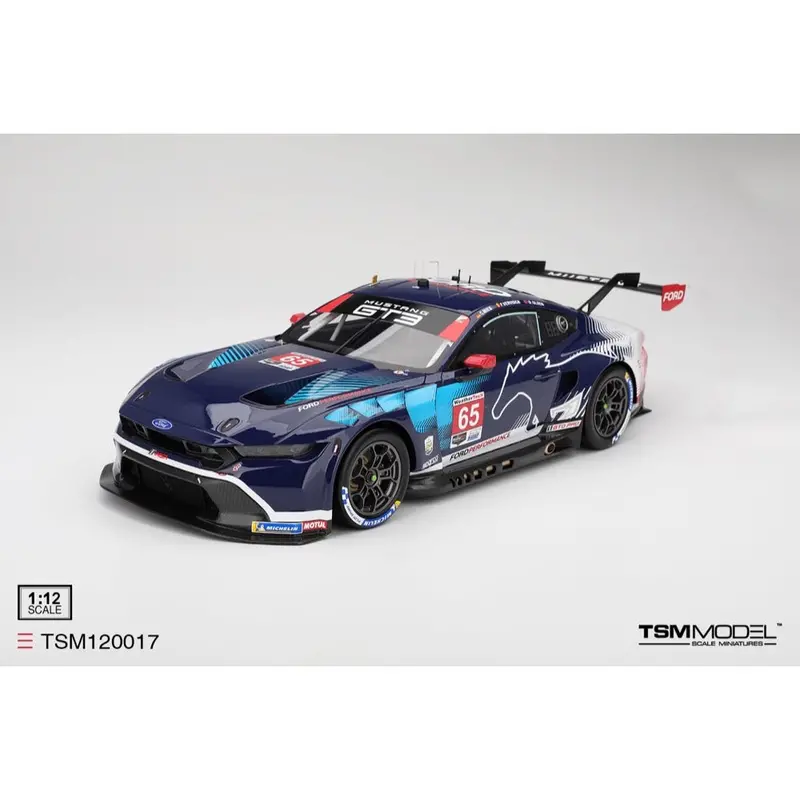 Topspeed 120017 1/12 Ford Mustang Gt3 No.65 Ford Multimatic Motorsports 2025 Imsa Daytona 24 Hrs Class Winner 1