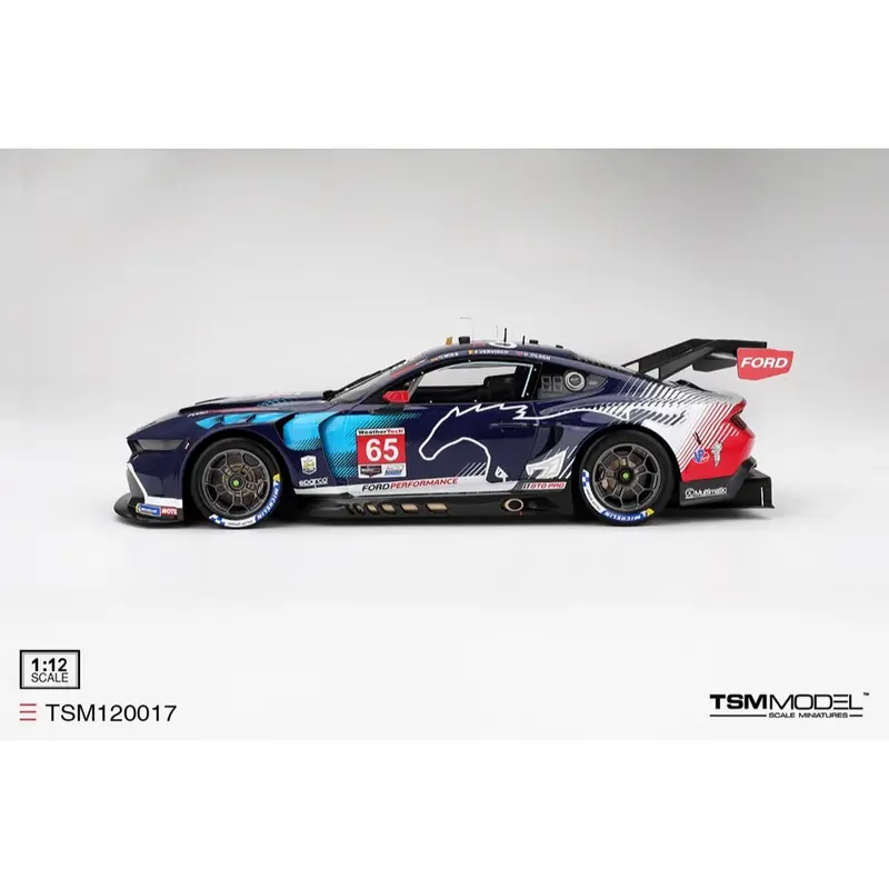 Topspeed 120017 1/12 Ford Mustang Gt3 No.65 Ford Multimatic Motorsports 2025 Imsa Daytona 24 Hrs Class Winner 2