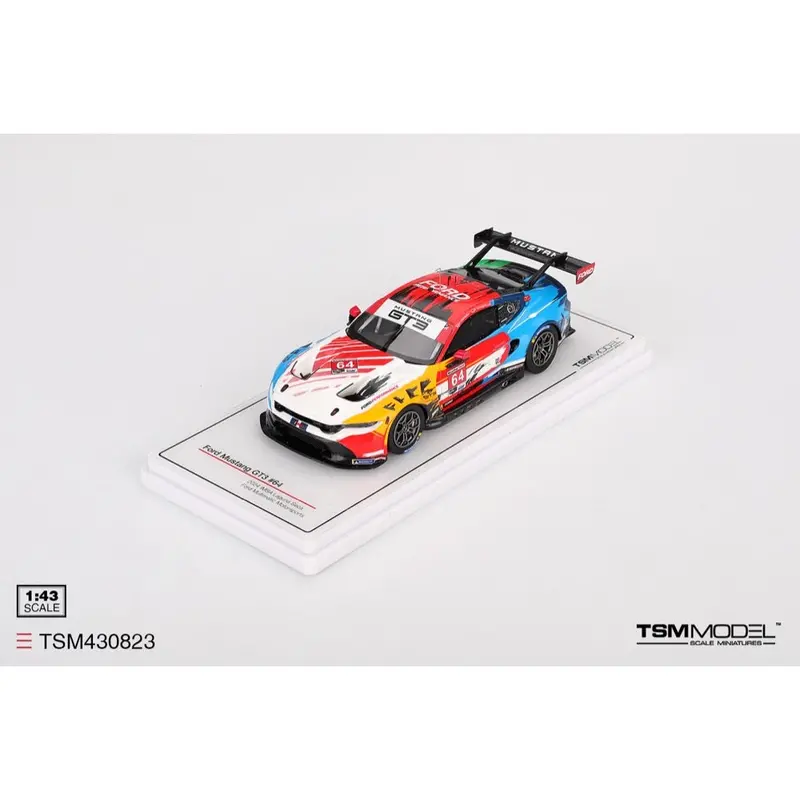 Topspeed 430823 1/43 Ford Mustang Gt3 No.64 Ford Multimatic Motorsports 2024 Imsa Laguna Seca 1