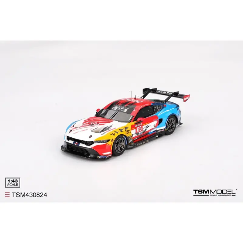 Topspeed 430824 1/43 Ford Mustang Gt3 No.65 Ford Multimatic Motorsports 2024 Imsa Laguna Seca 1