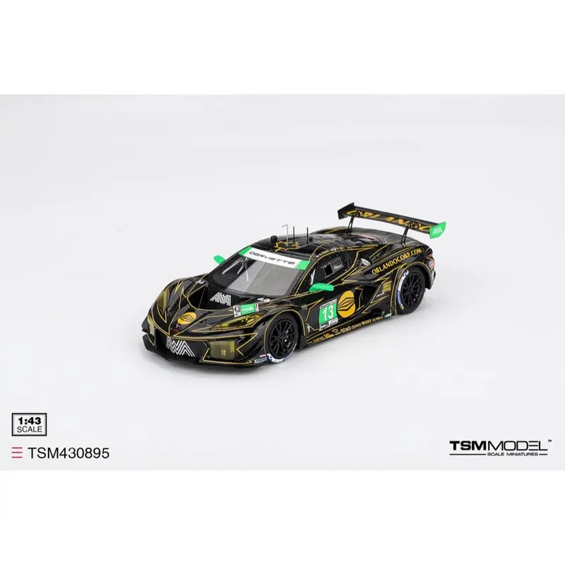 Topspeed 430895 1/43 Chevrolet Corvette Z06 Gt3.R No.13 Awa Racing 2025 Imsa Daytona 24 Hrs Class Winner 1
