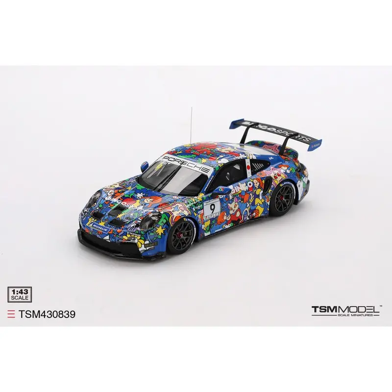 Topspeed M430839 1/43 Porsche 911 Gt3 Cup No.9 Bingo Racing Shinji Takei 2024 Porsche Carrera Cup Japan Proam Class 1