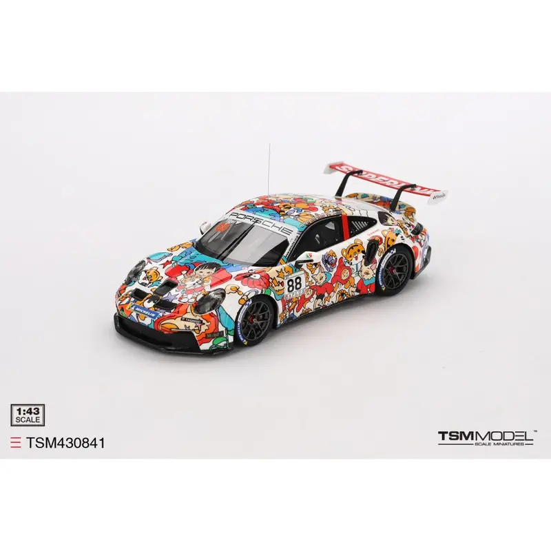 Topspeed M430841 1/43 Porsche 911 Gt3 Cup No.88 Bingo Racing Tiger Wu 2024 Porsche Carrera Cup Japan Am Class 1