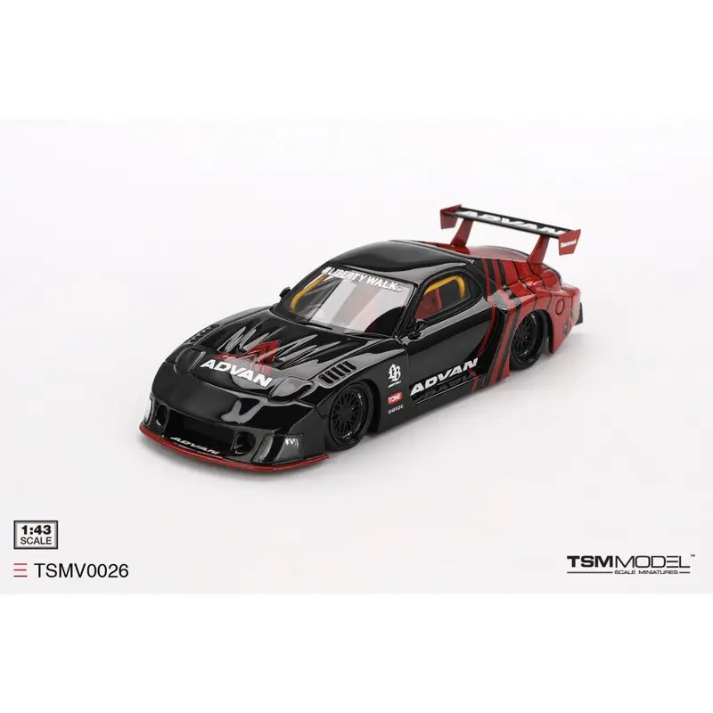 Topspeed Mv0026 1/43 Mazda Rx-7 Lb-Super Silhouette Advan 1