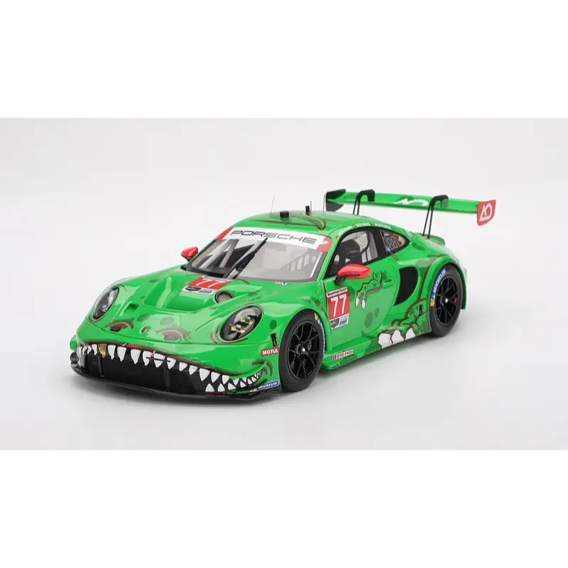 Topspeed Ts0642 1/18 Porsche 911 Gt3 R 992 No.77 Ao Racing 2025 Imsa Daytona 24Hrs 1