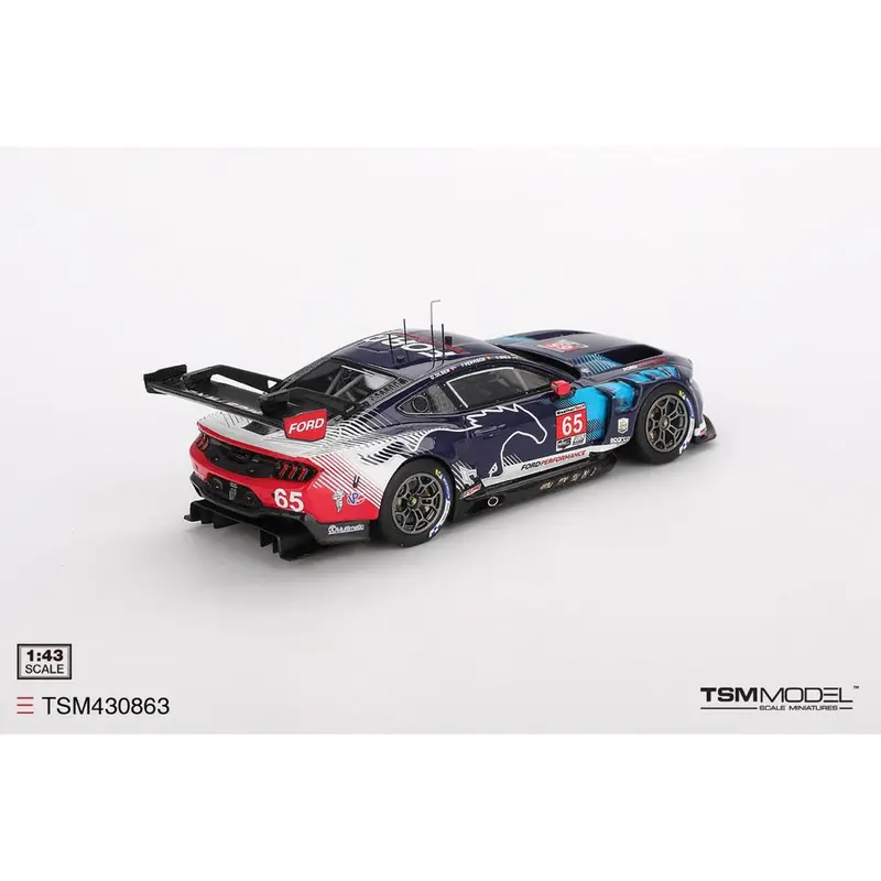 Topspeed Tsm430863 1/43 Ford Mustang Gt3 No.65 Ford Multimatic Motorsports 2025 Imsa Daytona 24 Hrs Class Winner 2