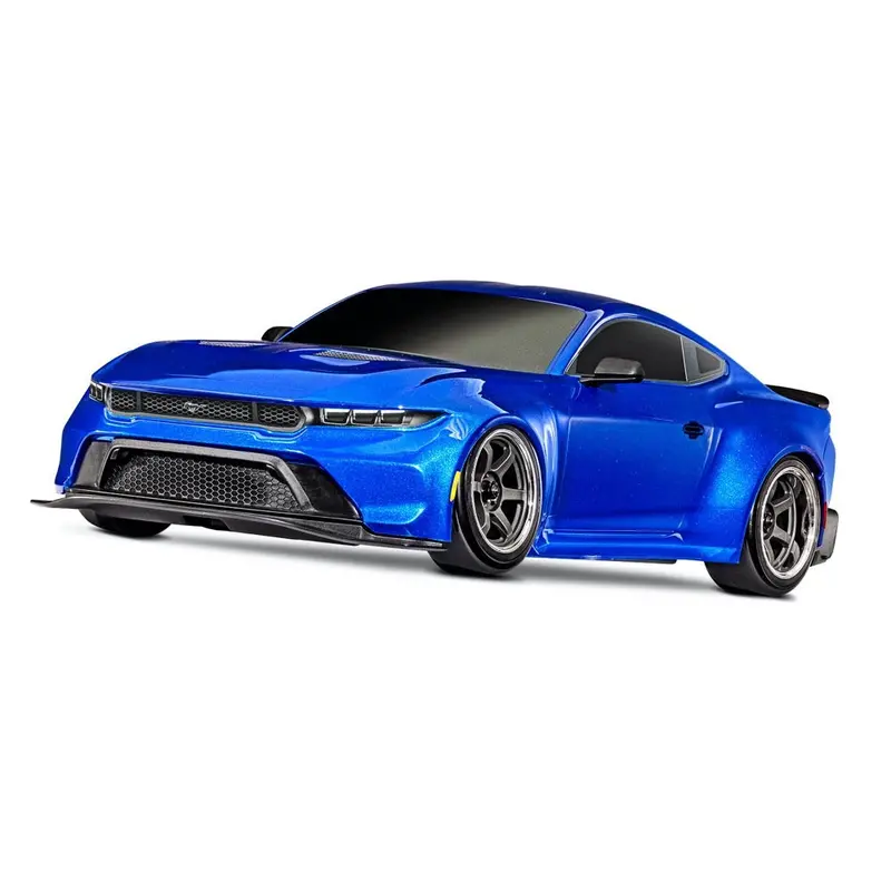 Traxxas 1/10 Ford Mustang 4-Tec 2Wd Rc Drift Car (Blue) 1