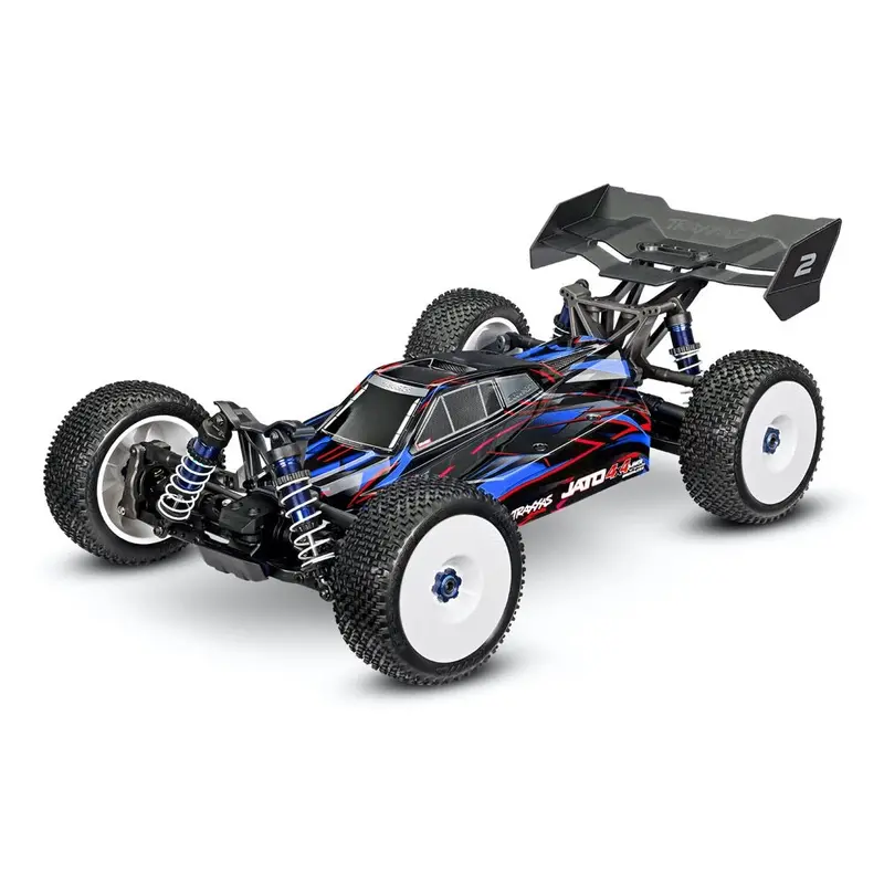 Traxxas Jato 4X4 Vxl 4S 1/8 Brushless Rc Buggy (Blue) 90386-4 1