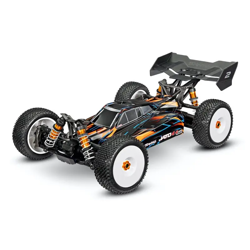 Traxxas Jato 4X4 Vxl 4S 1/8 Brushless Rc Buggy (Orange) 90386-4 1