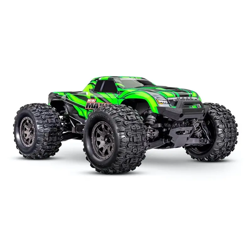 Traxxas Mini Maxx 2S Brushless Electric Rc Monster Truck (Green) 107154-1 1