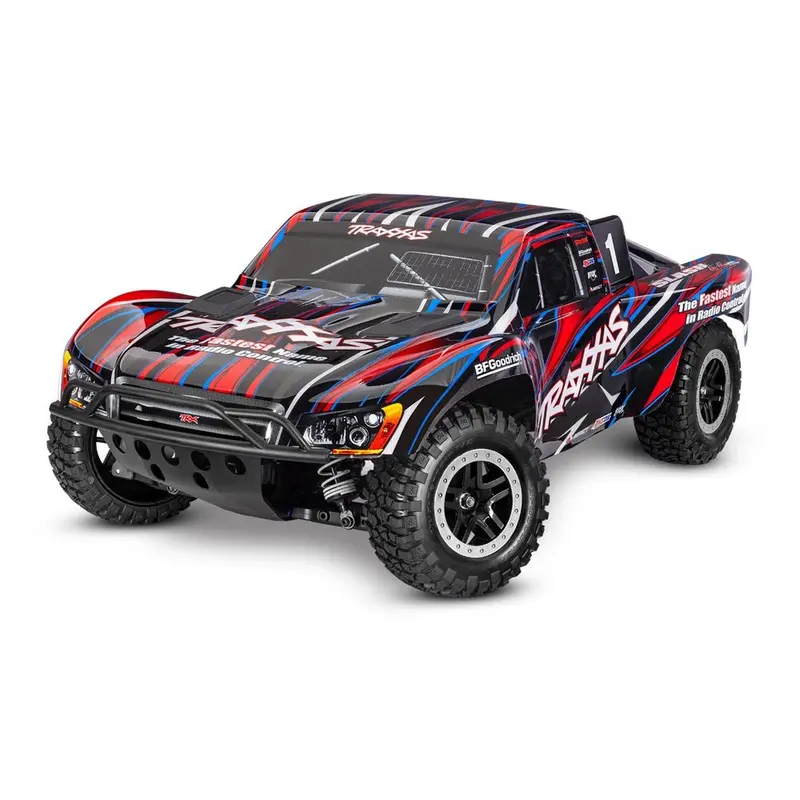 Traxxas Slash 4X4 Vxl Hd 1/10 Brushless Rc Short Course Truck (Red) 68386-4 1