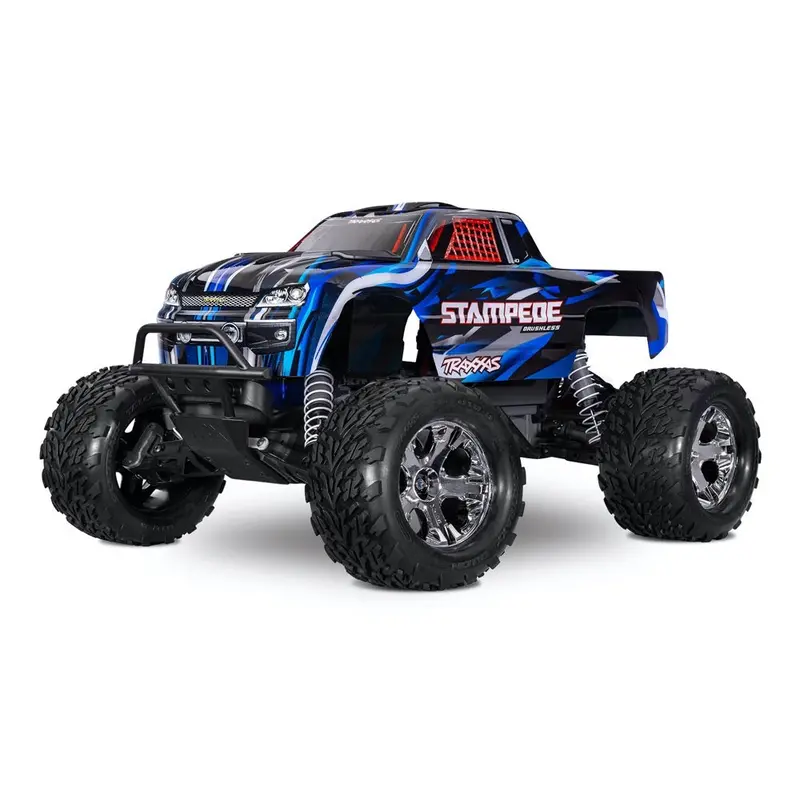 Traxxas Stampede Bl-2S 1/10 2Wd Brushless Rc Monster Truck (Blue) 36354-4 1