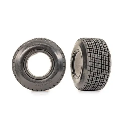Traxxas Tires, Hoosier® (Dual Profile 4.3X1.7- 2.2/3.0") (2)/ Foam Inserts (2) 1