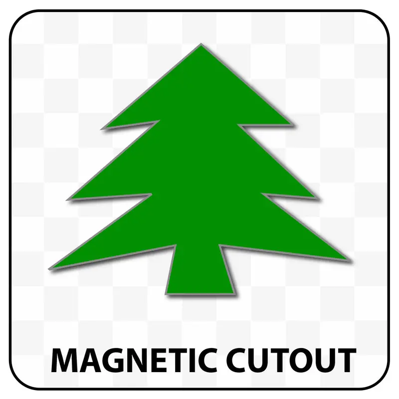 Tree Shaped Blank Magnet 6