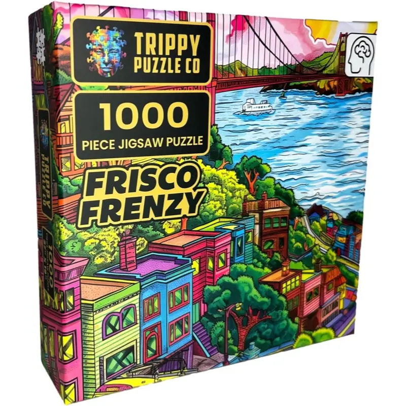Trippy Puzzle Co Frisco Frenzy 1000Pc Jigsaw Puzzle 1