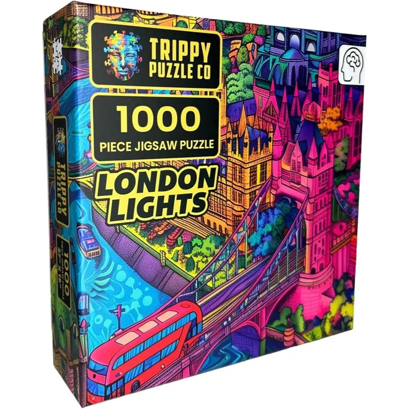 Trippy Puzzle Co London Lights 1000Pc Jigsaw Puzzle 1